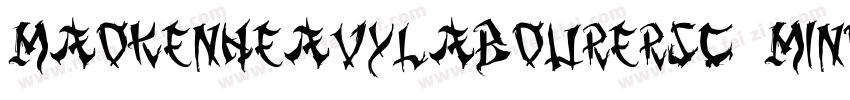 maokenheavylabourersc ming regular字体转换